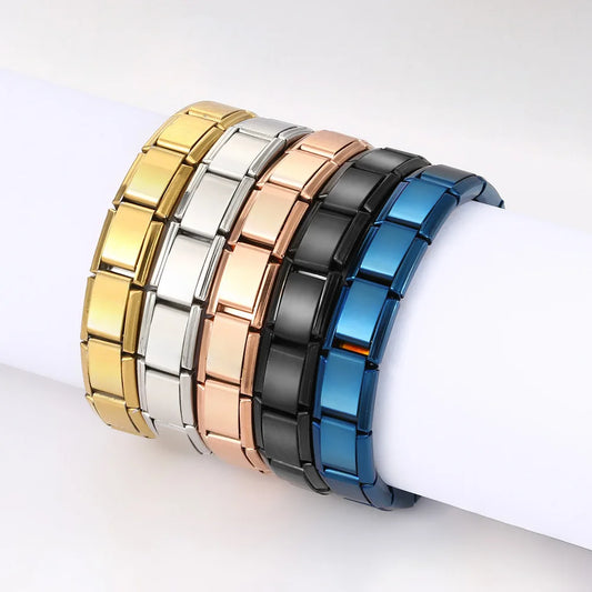 Italian Square Steel Bracelet